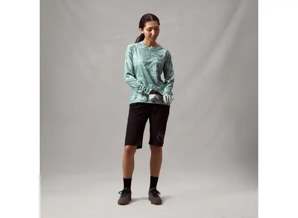 Endura SingleTrack Damen-Trikot Langarm Sage Green