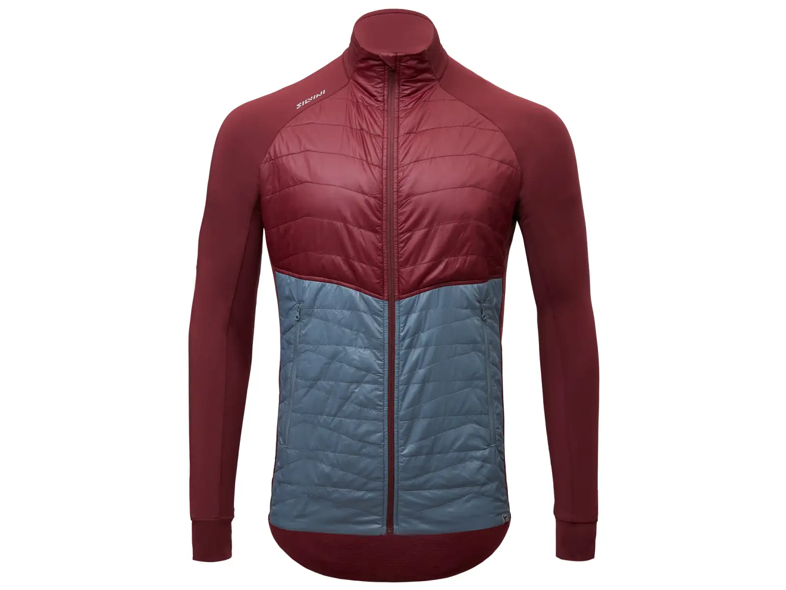 Silvini Grado Herren gefütterte Jacke Merlot/Charcoal