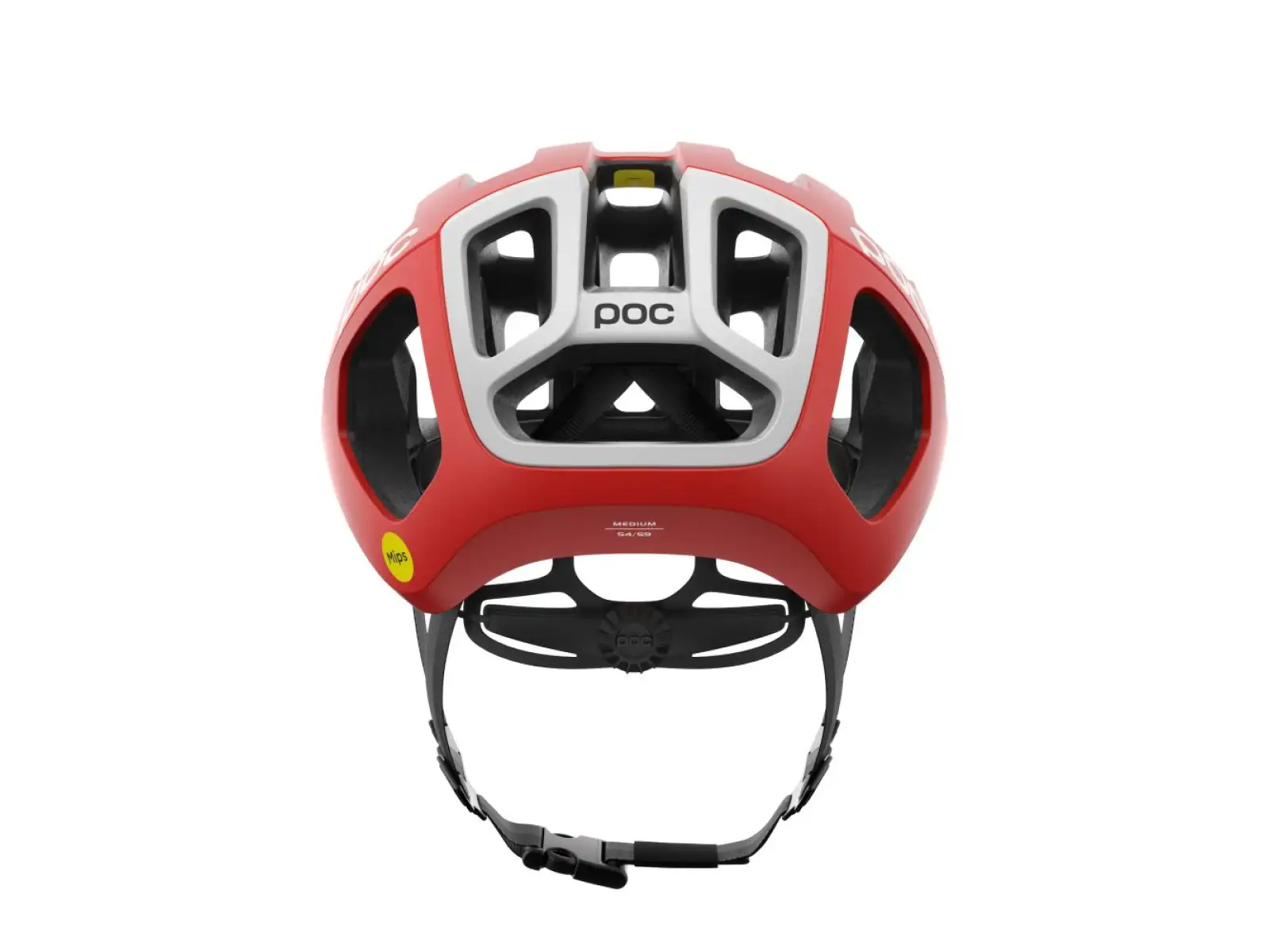 POC Ventral Air MIPS Helm Prismane Red Matt
