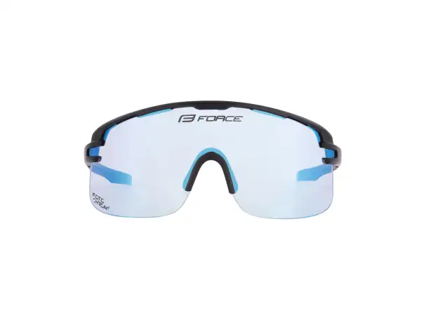 Force Epic Fahrradbrille schwarz/blau photochromatisches Glas