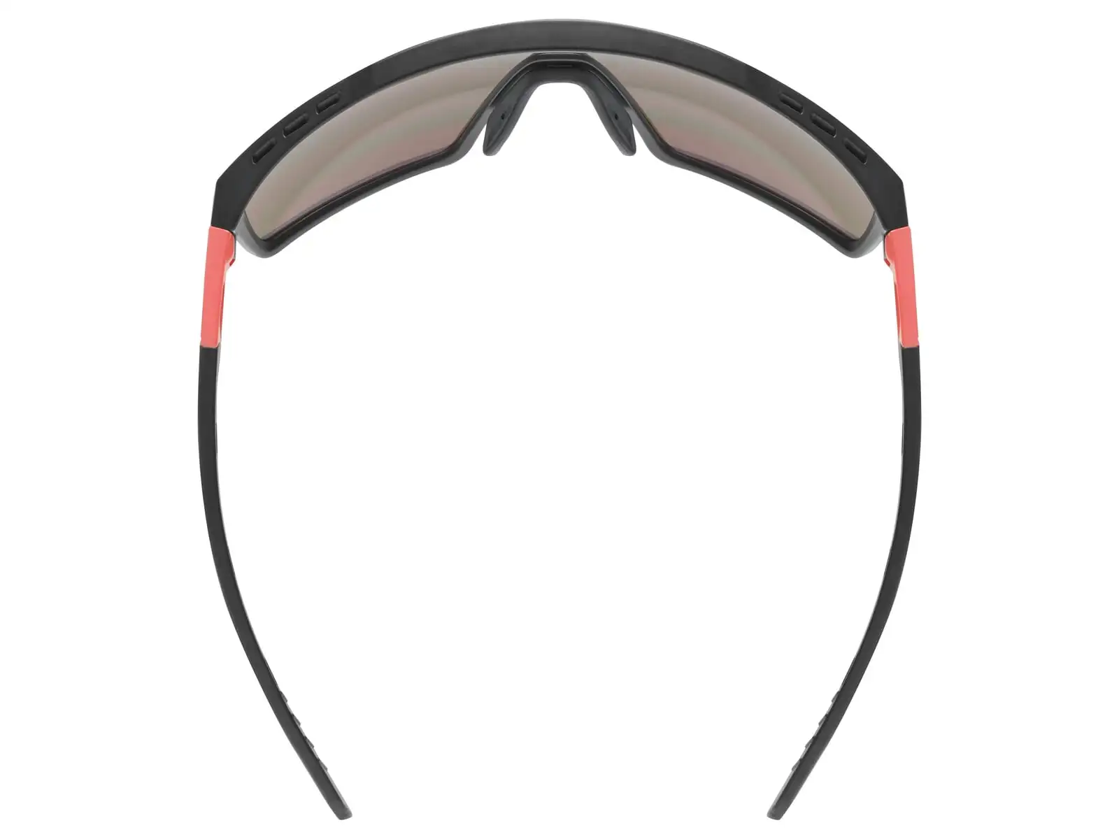 Uvex MTN Perform Fahrradbrille Black Red M/Mirror Red