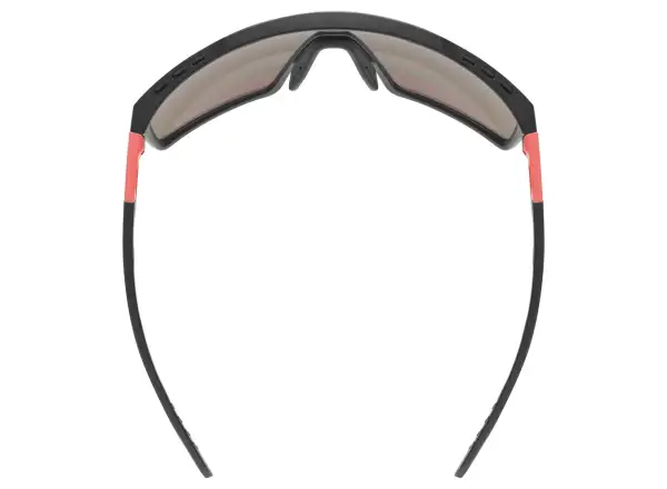 Uvex MTN Perform Fahrradbrille Black Red M/Mirror Red