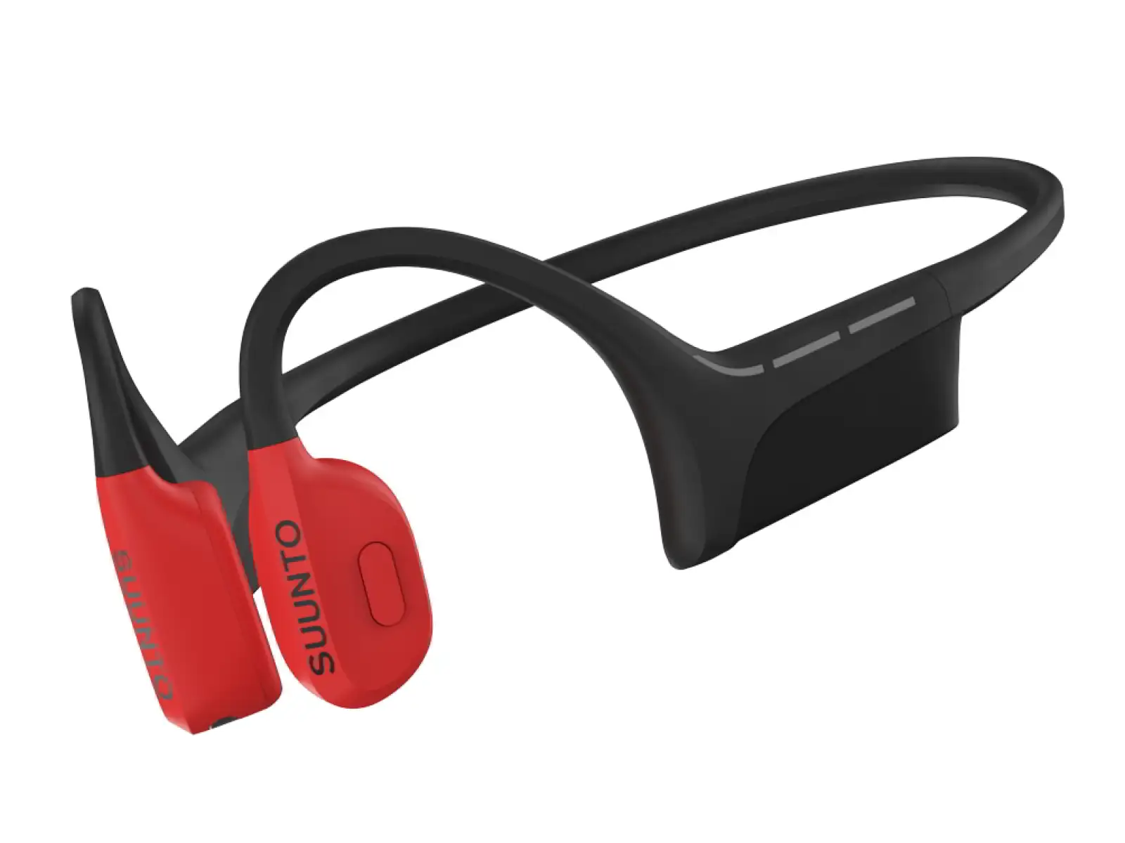 Suunto Wing Kopfhörer mit Ladestation in Lava Rot