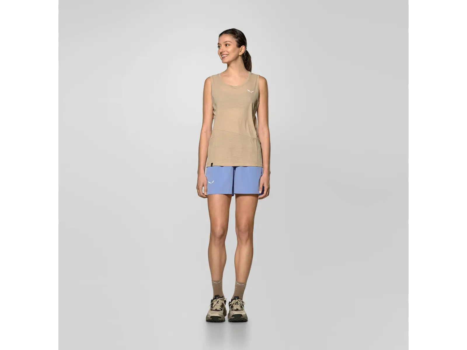Salewa Pedroc Durastretch Light Damen-Shorts Morning blue