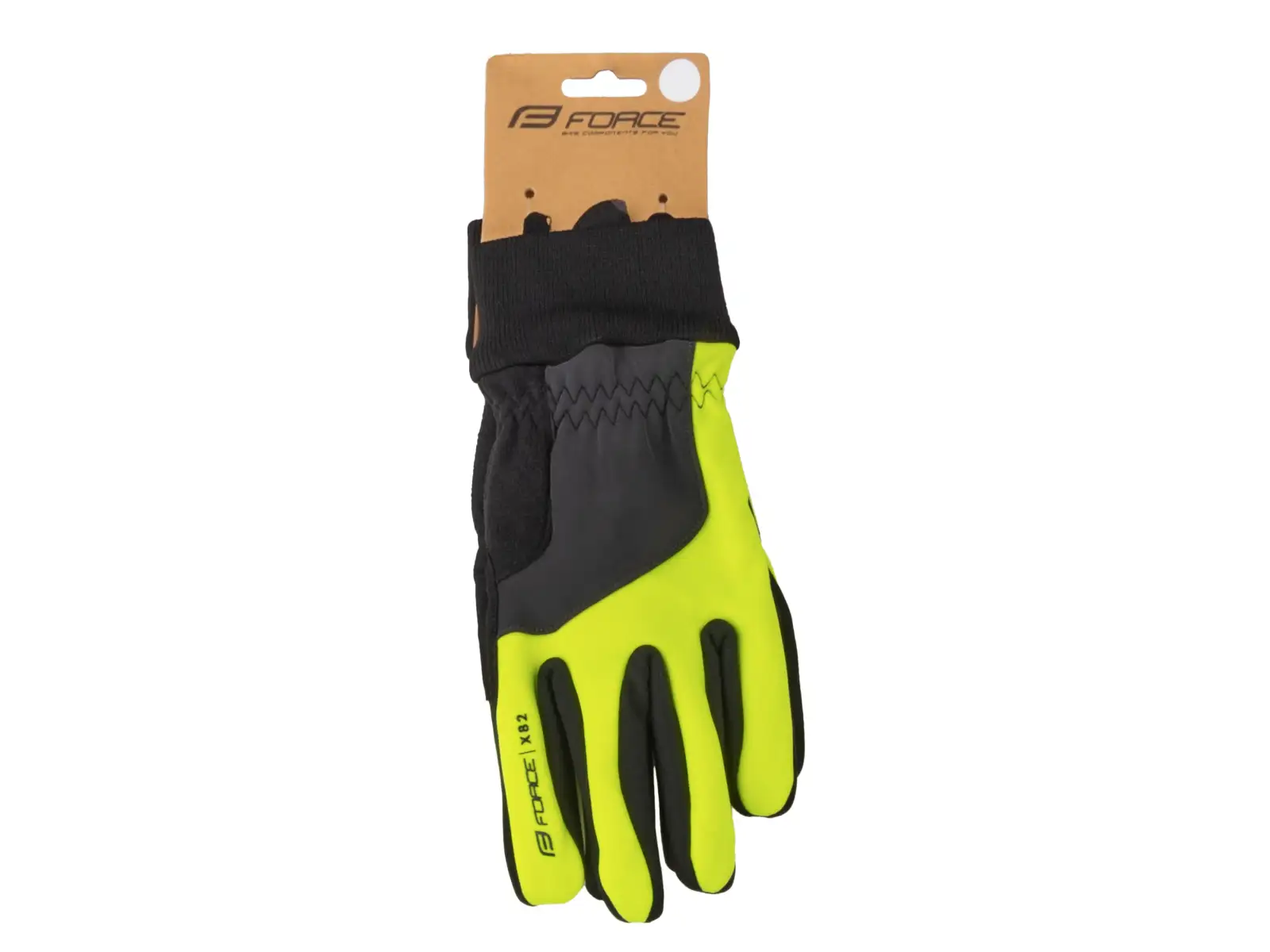 Force X82 Winter-Radhandschuhe Fluo
