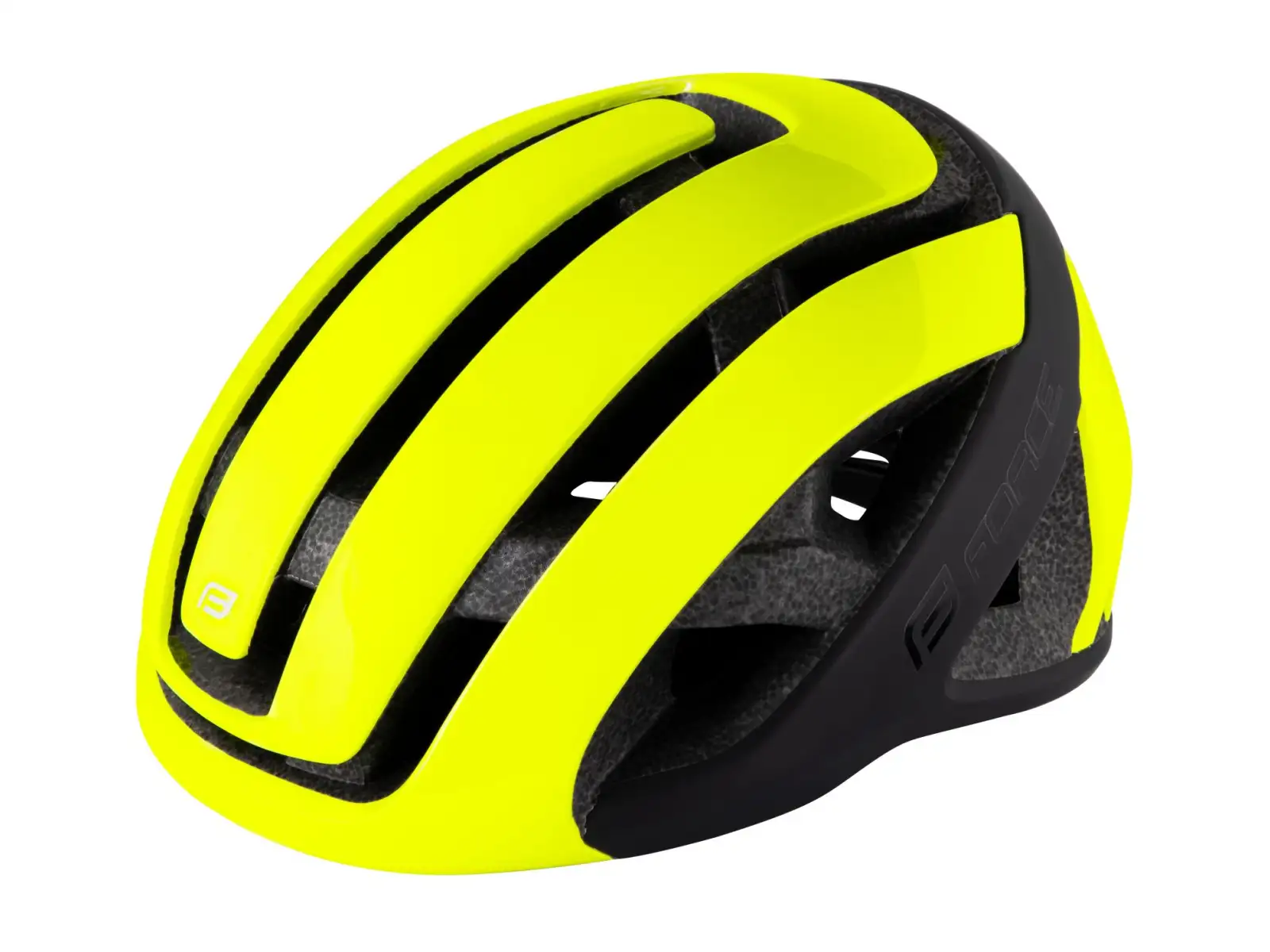 Force Neo Fahrradhelm in Neonfarben/Schwarz