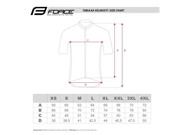 Force Rock Herren Kurzarmtrikot schwarz/weiß
