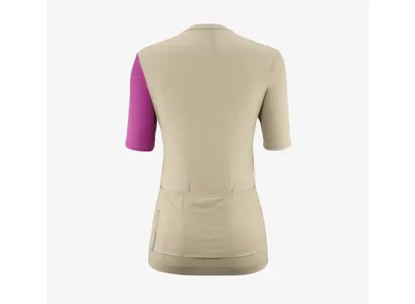Mavic Essential Damen Trikot Kurzarm White Pepper/Fuchsia