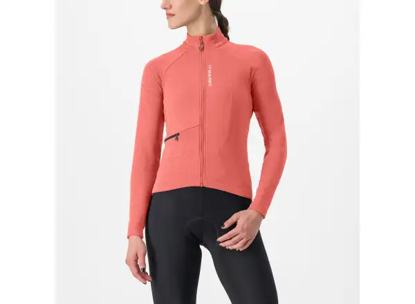 Castelli Unlimited Trail Damen Langarmtrikot mineral red/clay