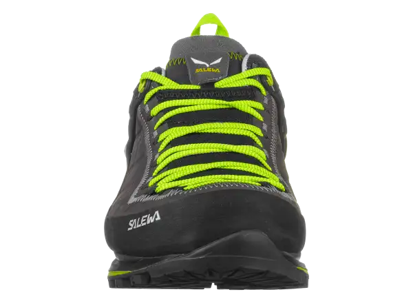 Salewa MS MTN TRAINER 2 Leather Herrenschuhe Smoked/Fluo Green