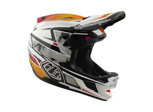 Troy Lee Designs D4 Composite MIPS Helm Lined up White