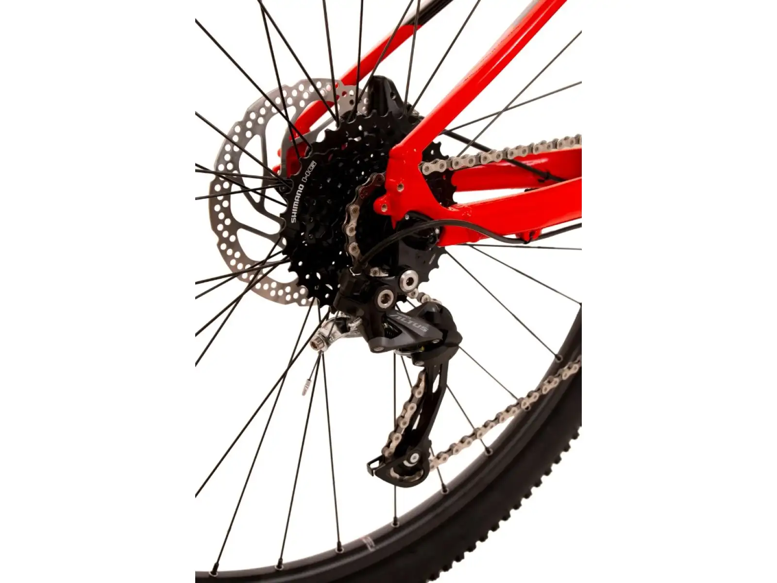Rock Machine Blizz 30-29 rot/silber Mountainbike.