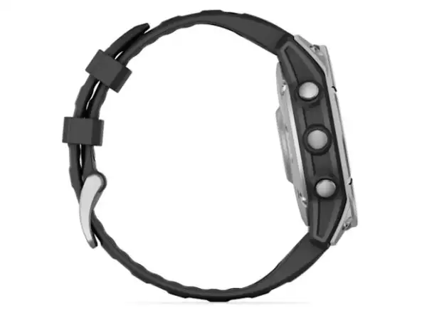 Garmin fenix E - 47 mm AMOLED Smartwatch aus Edelstahl