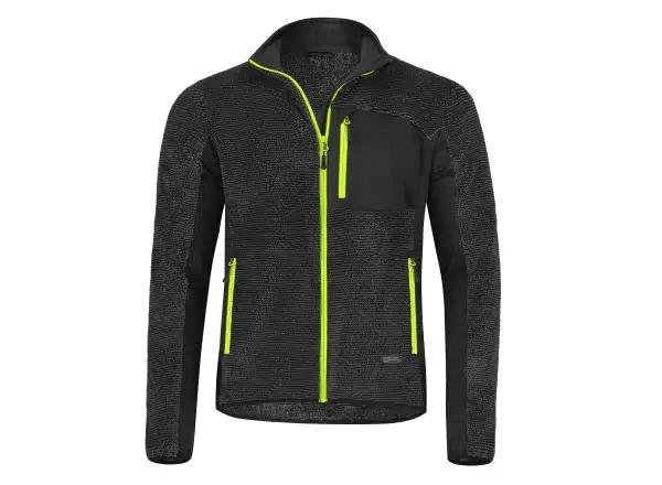 Etape Warmer Herrenhoodie Anthrazit/Gelbfluoreszierend