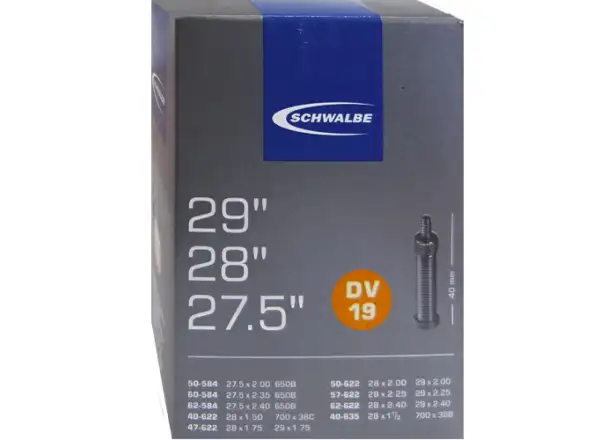 Schwalbe Schlauch MTB 27,5/28/29" 40-62/622 (AV.19) Dunlop-Ventil 40 mm