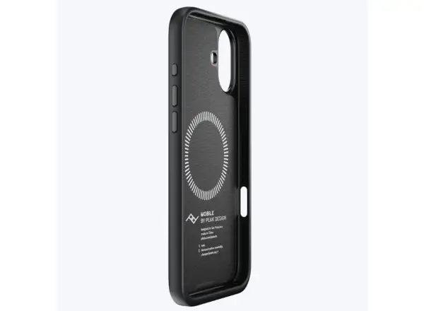 Peak Design Mobile Everyday Fabric Case iPhone 16 Plus Handyhülle Charcoal