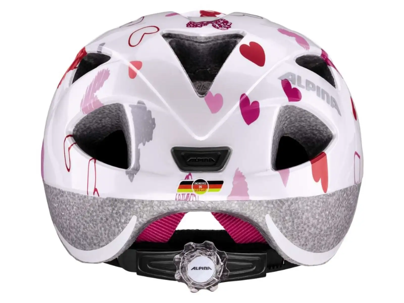 Alpina Ximo Kinderhelm White Hearts