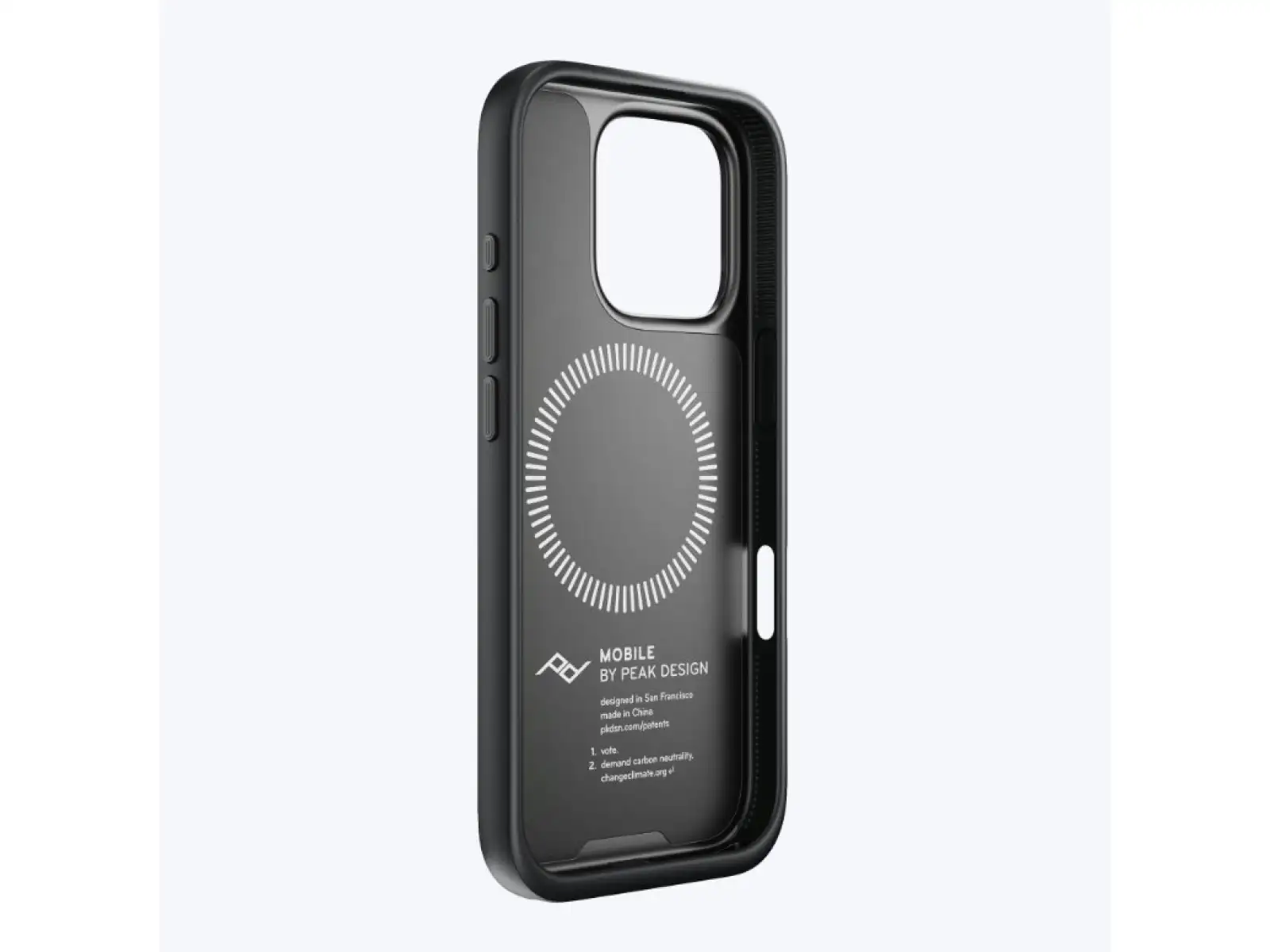 Peak Design Mobile Everyday Clarino Case iPhone 16 Pro Handyhülle Black