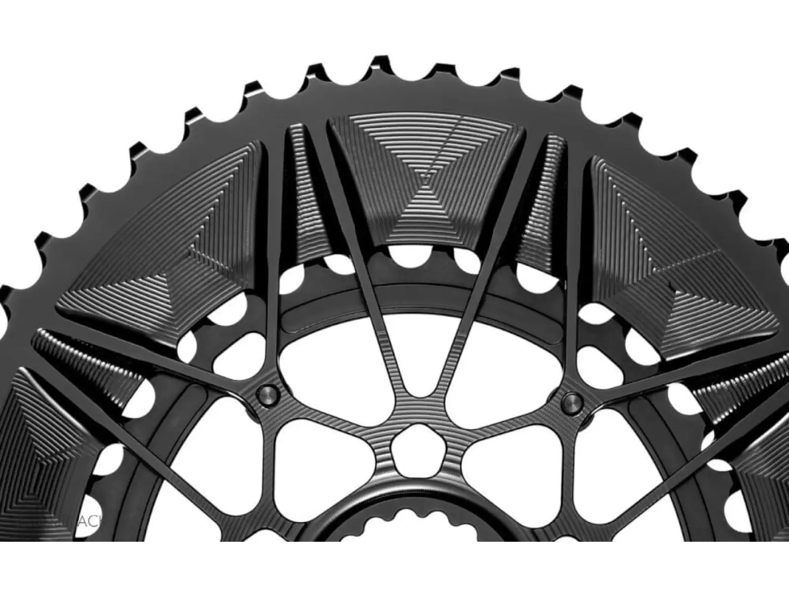 Absolute Black Cannondale Road Oval 50-34 Kettenblatt-Set