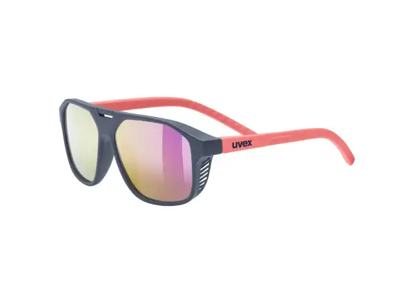 Uvex Kinder Sportbrille Cosmic Blue - Red Matt/Mir. Purple
