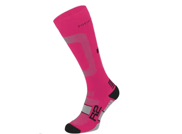 R2 Power Fahrrad-Kniestrümpfe rosa