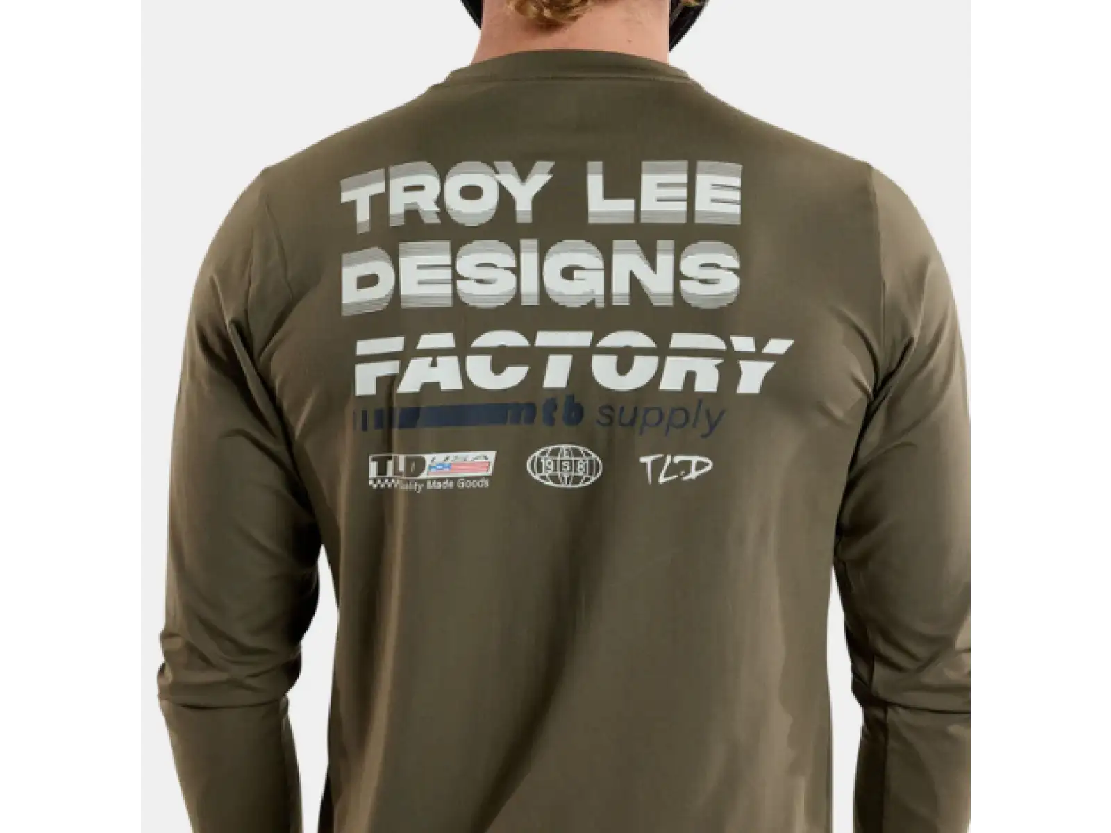 Troy Lee Designs Ruckus Ride Tee Factory Herren-Langarmtrikot Caper