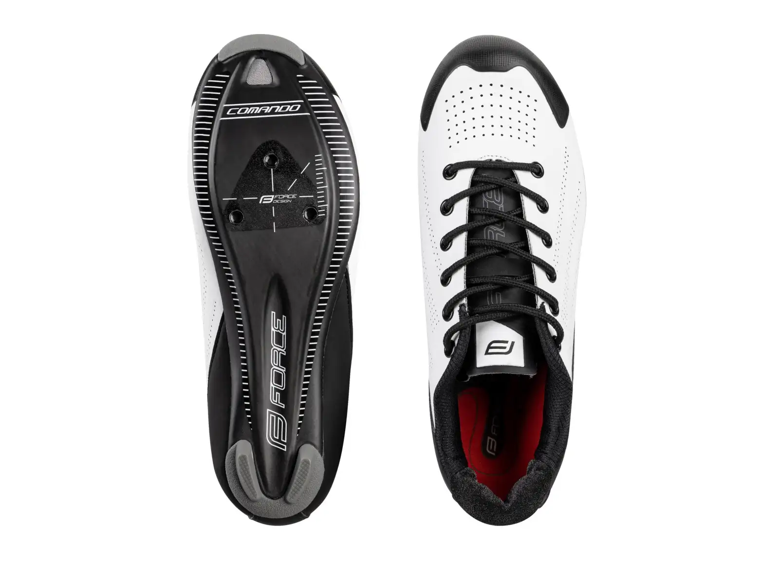 Force Command Carbon Straßenradschuhe für Herren in Weiß