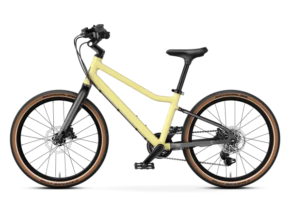 Woom 4 EXPLORE Kinderfahrrad mellow yellow