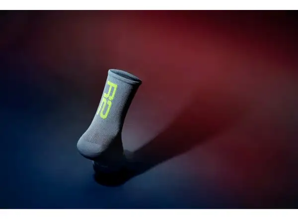 R2 Endurance Fahrradsocken neon-gelb/schwarz