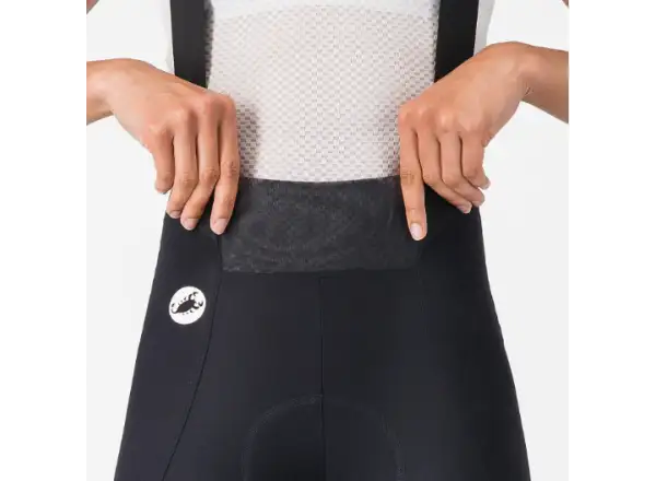 Castelli Espresso 2 W Damen-Trägerhose mit Polster und Trägern schwarz