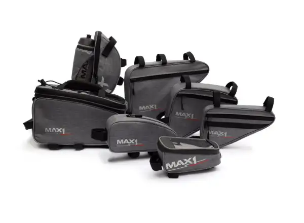 MAX1 Top Tube 1,6 l Rahmentasche in Schwarz.