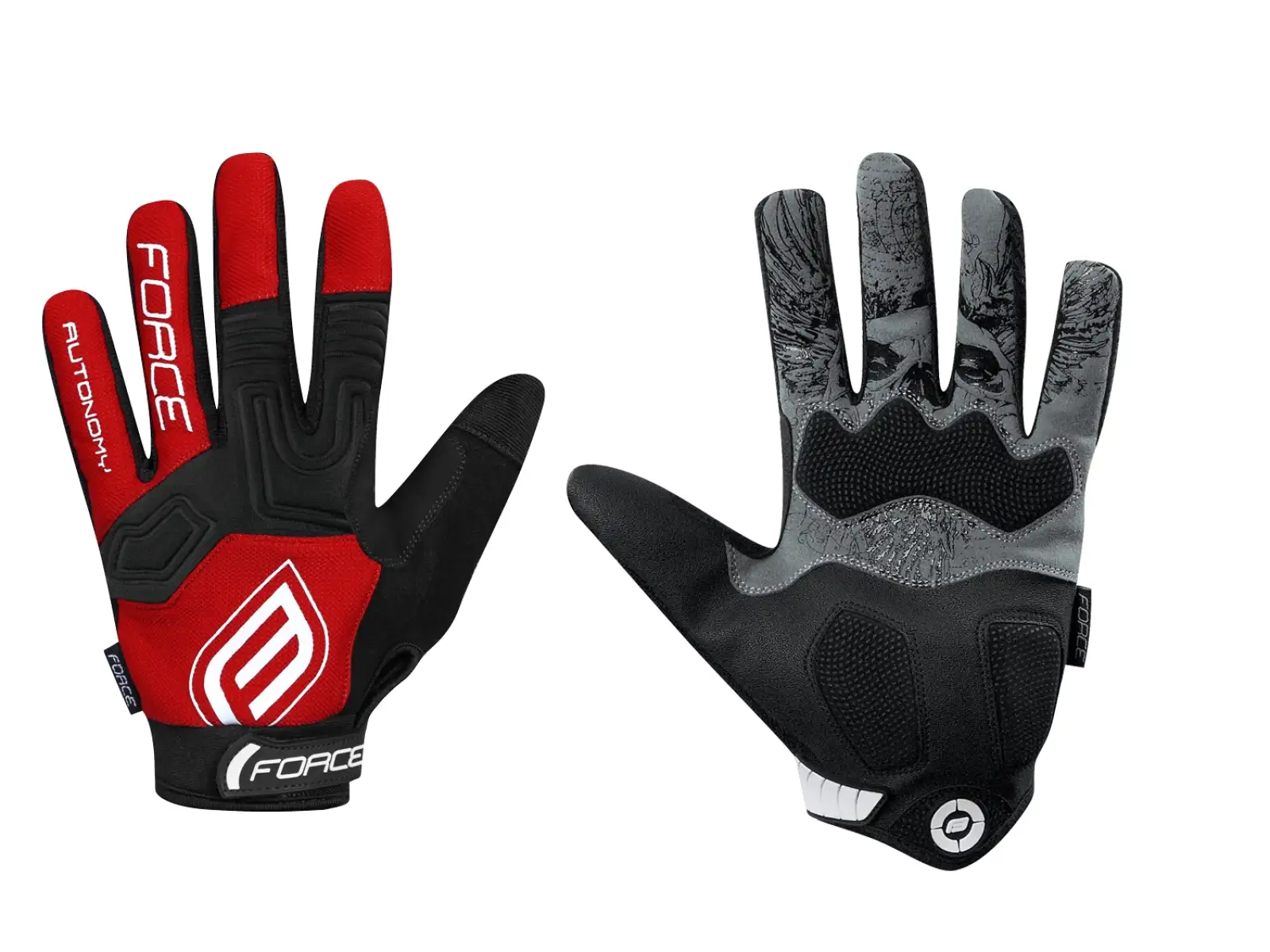 Force MTB Autonomy Handschuhe Sommer Rot