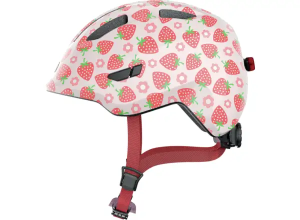 Abus Smiley 3.0 LED Kinderhelm Strawberry