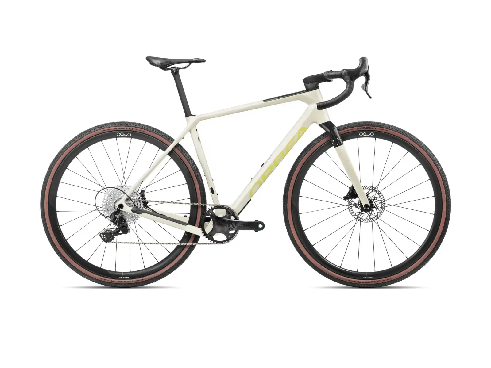 Orbea Terra M22TEAM 1X Gravelbike Elfenbein Weiß/Würzig Limette