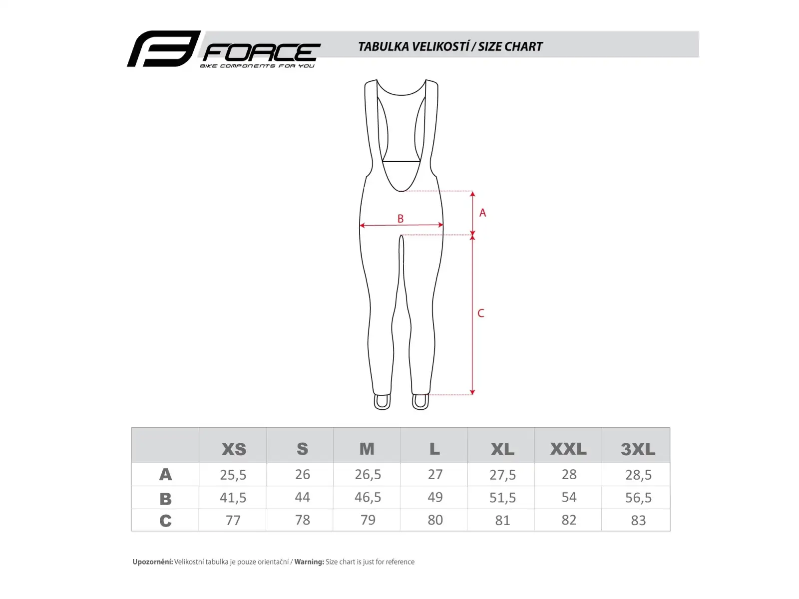 Force Bright Hose mit Latz und Polsterung Schwarz