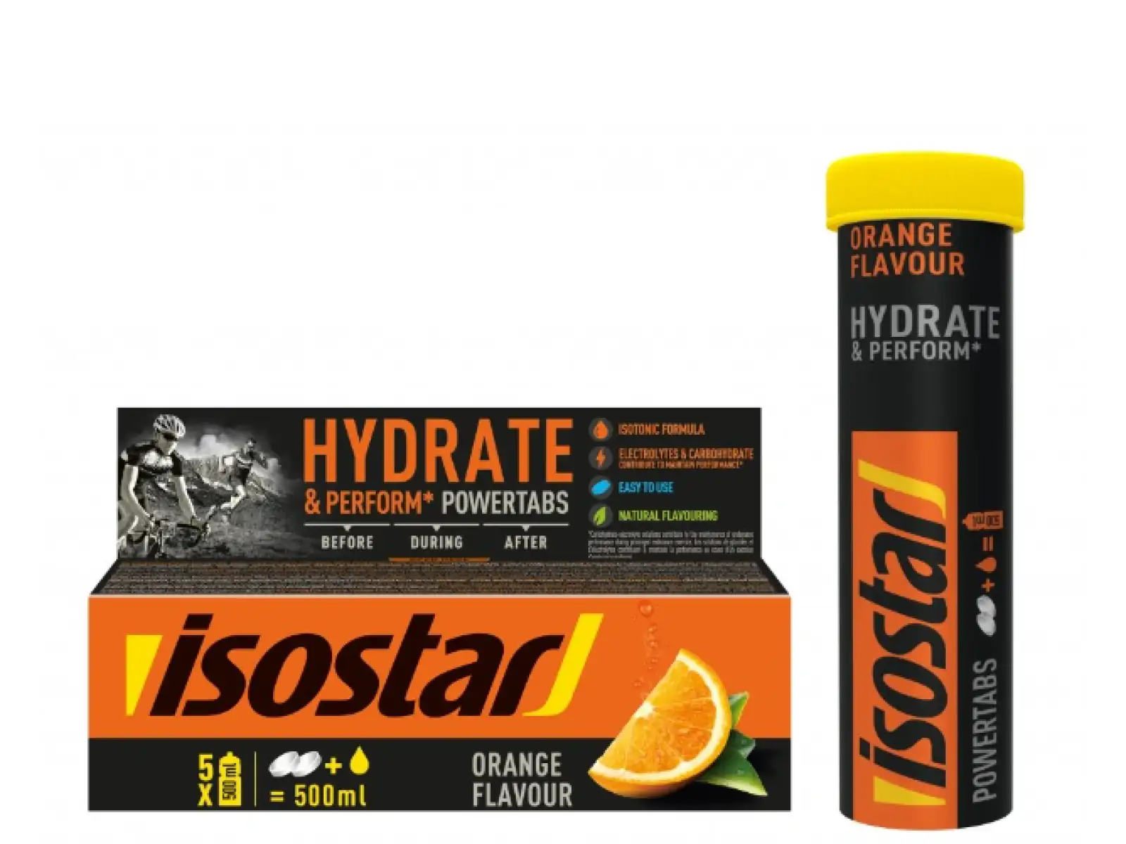 Isostar Powertabs Brausetabletten 120 g Orange