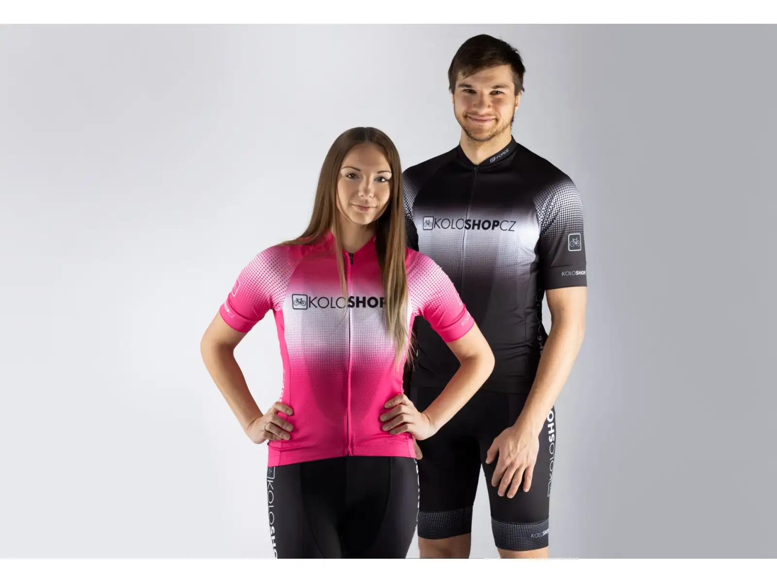 Koloshop Force Herren Kurzarmtrikot schwarz
