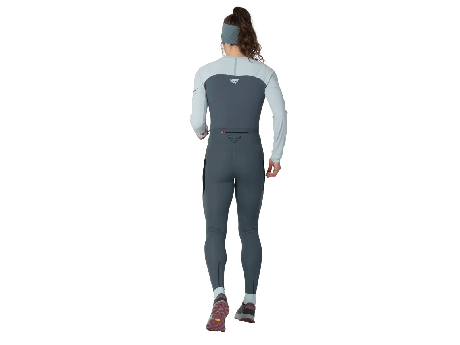 Dynafit Warm ultra Damen Laufleggings Cinder/Black Out