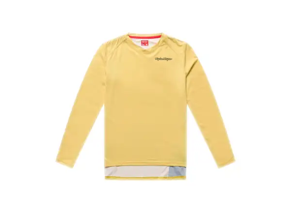 Troy Lee Designs Lilium Pro Damen-Trikot mit langen Ärmeln Butter