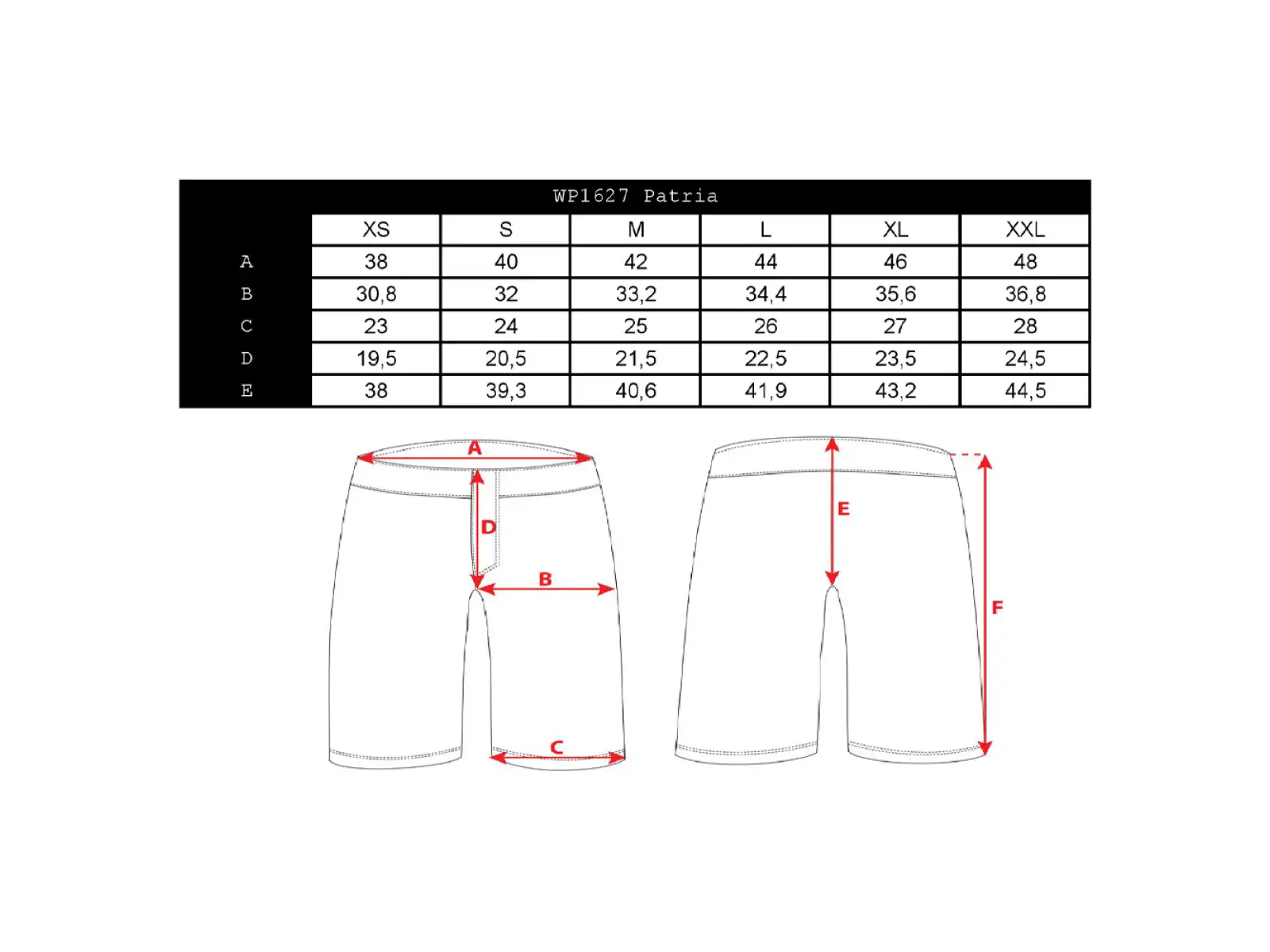 Silvini Patria Damen Shorts Schwarz.