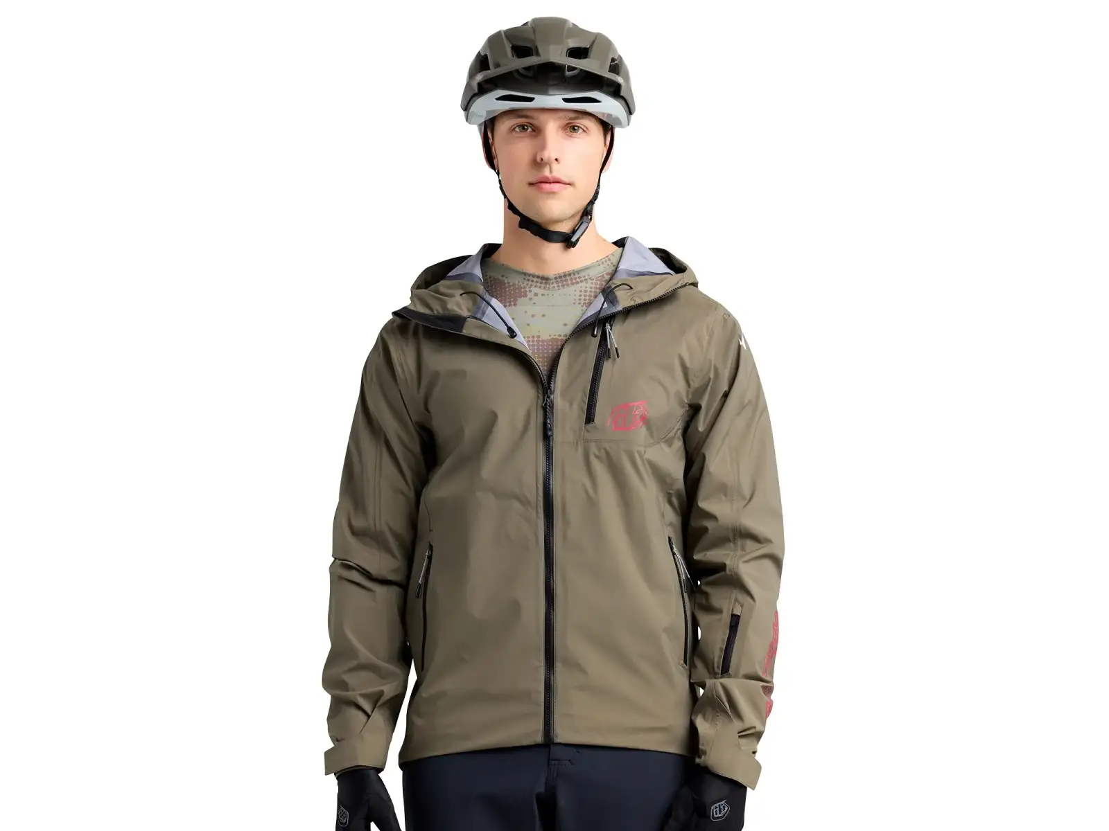 Troy Lee Designs Resist Herrenjacke Mono Dark Pine