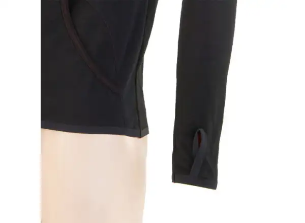 Sensor Merino Upper Mountains Herren Kapuzenpullover Schwarz