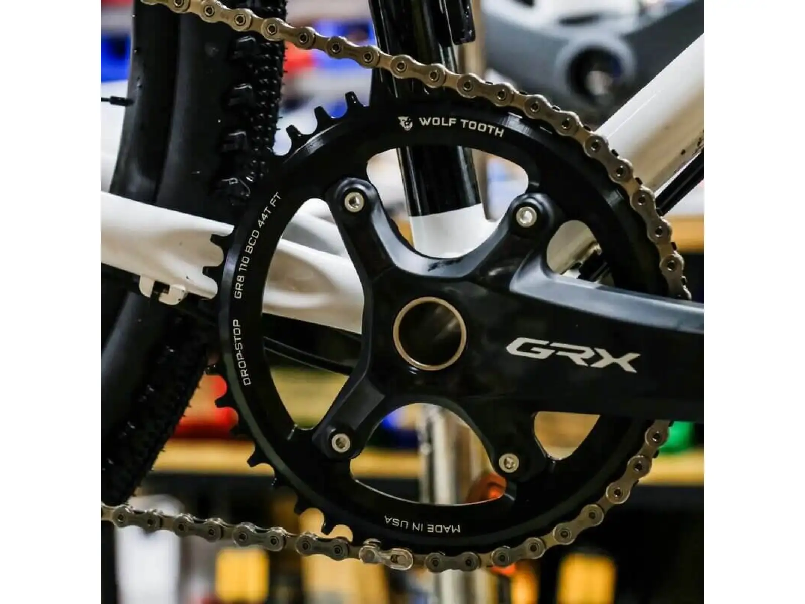 Wolf Tooth 110 BCD 4-Bolt Kettenblatt für Shimano GRX