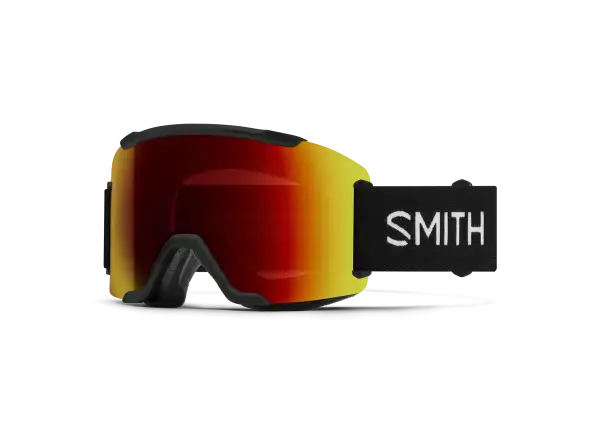 Smith Squad Skibrille Black / ChromaPop Sun Red Mirror (2 Gläser)