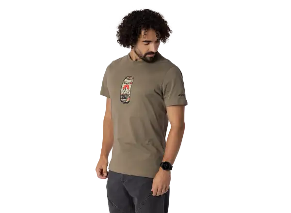Dynafit Graphic Cotton Herren T-Shirt Kurzarm Fallen Rock/Beer Can
