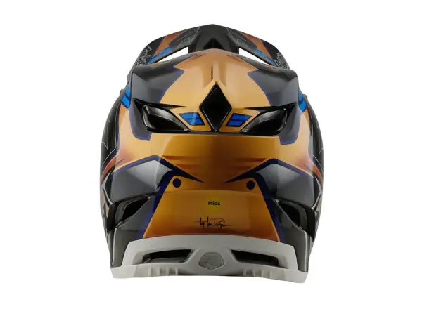 Troy Lee Designs D4 Composite Integralhelm Royalty Black/Gold