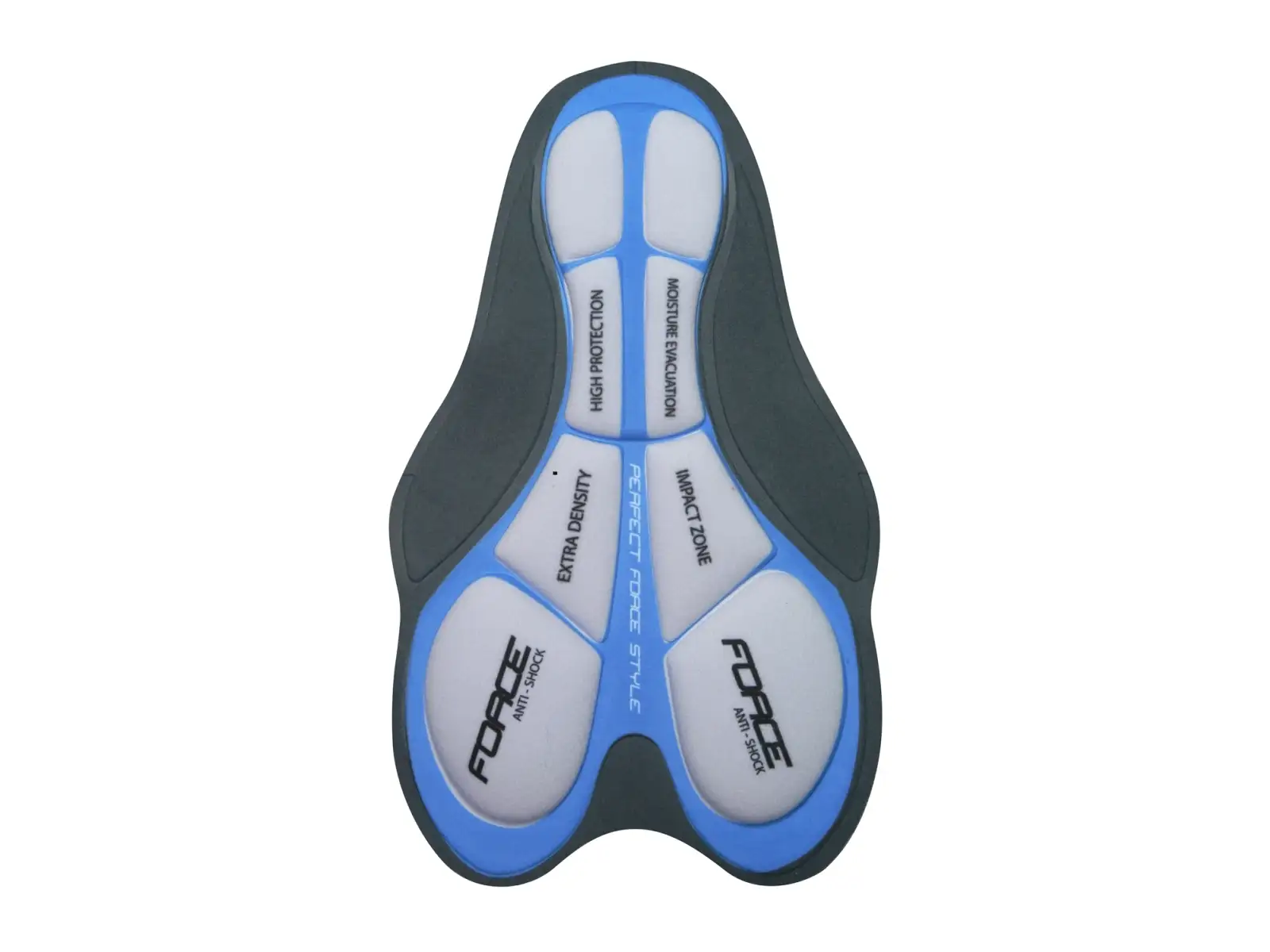 Force Z68 Herrenhose mit Latz und Polsterung Schwarz