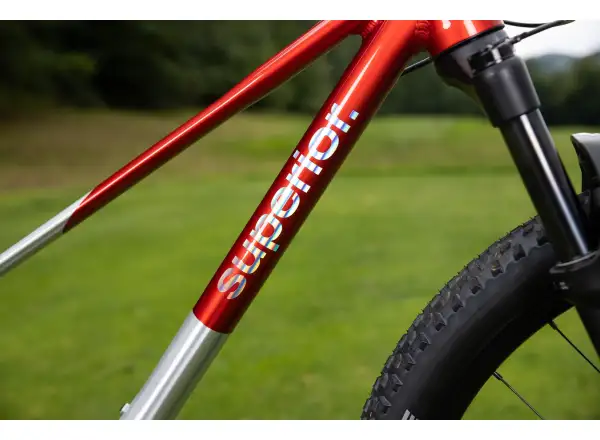 Superior TEAM 27.7 Kinderfahrrad Gloss Brushed Alu / Red