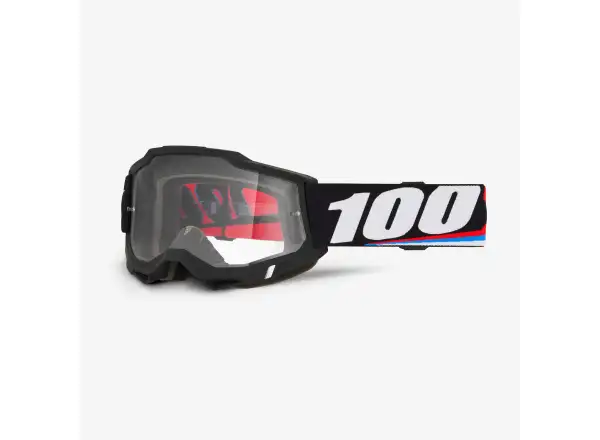 100% Accuri 2 Downhill-Brille Magnus/Red Mirror Lens
