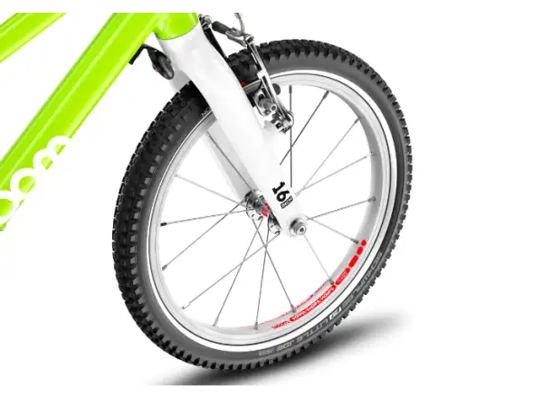 Woom 3 Echse Limette 16 Kinderfahrrad